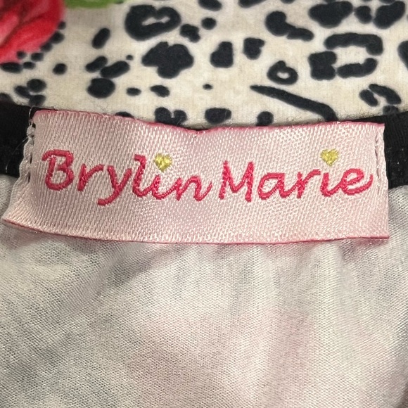 Safari & Pink Rose Ruffle Romper, size 0-3 months. - Picture 2 of 3